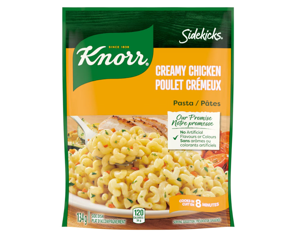 Knorr Sidekick Creamy Chicken Pasta 134g - Case of 8
