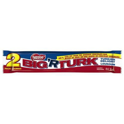 Big Turk Chocolate Bar King Size 86g - 24ct