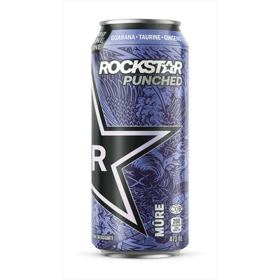 Rockstar Punched Blackberry 473Ml - 12Ct