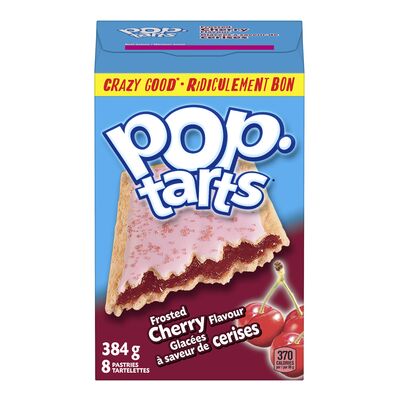 Pop Tarts Frosted Cherry 384g - Box of 8 Pastries