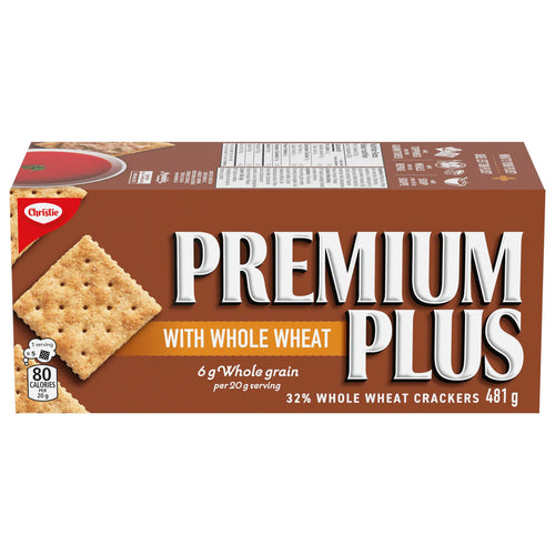Christie Premium Plus Whole Wheat 481g - Case of 12