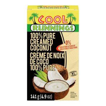 Cool Runnings 100% Pure Creamed Coconut 141g - Case of 12