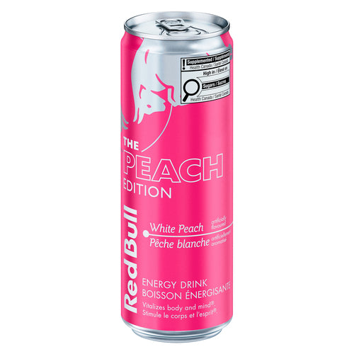 Red Bull Energy Drink White Peach Edition 473ml - 12 Pack