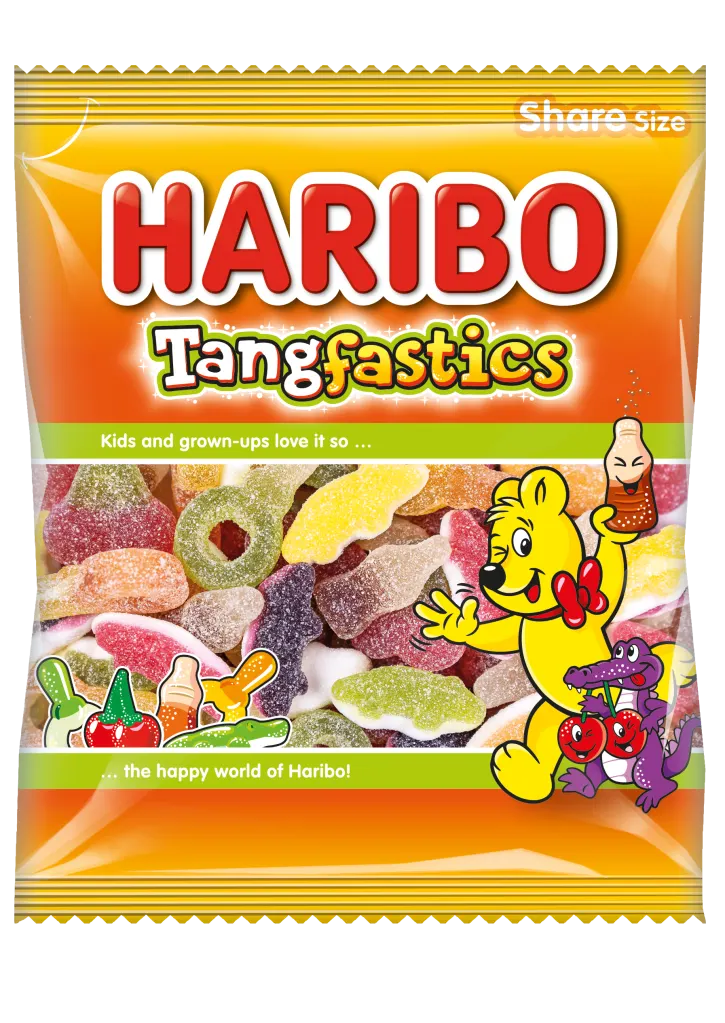 Haribo Tangfastics 154g - Case of 12 (UK)