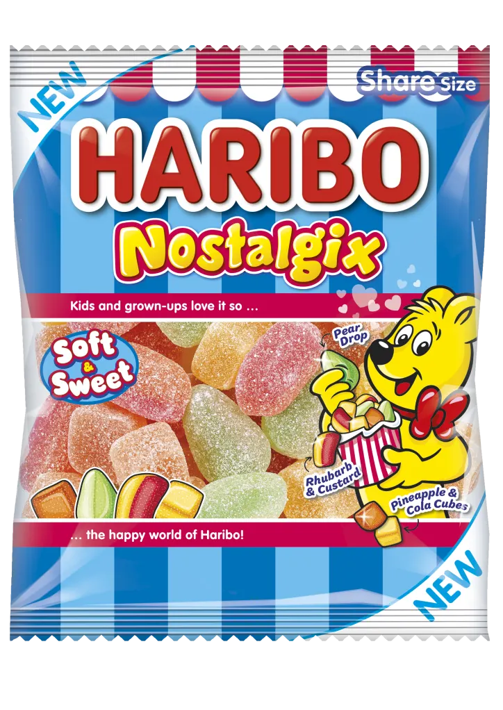 Haribo Nostalgix 140g - Case of 12 (UK)