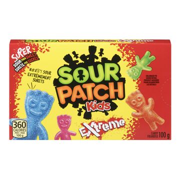 Sour Patch Kids Extreme Theater Box 100g - Case of 12 (Canada)