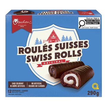 Vachon Swiss Rolls Original 290g - 12ct