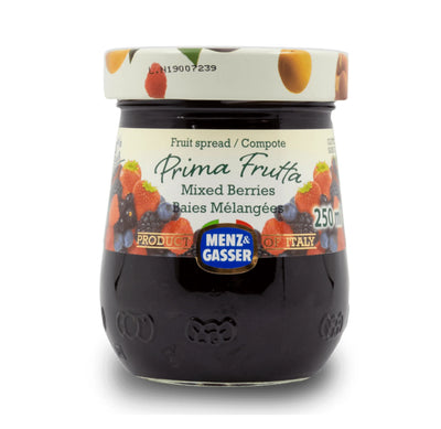 Menz & Gasser Fruit Spread Mixed Berries 250ml - Case of 12