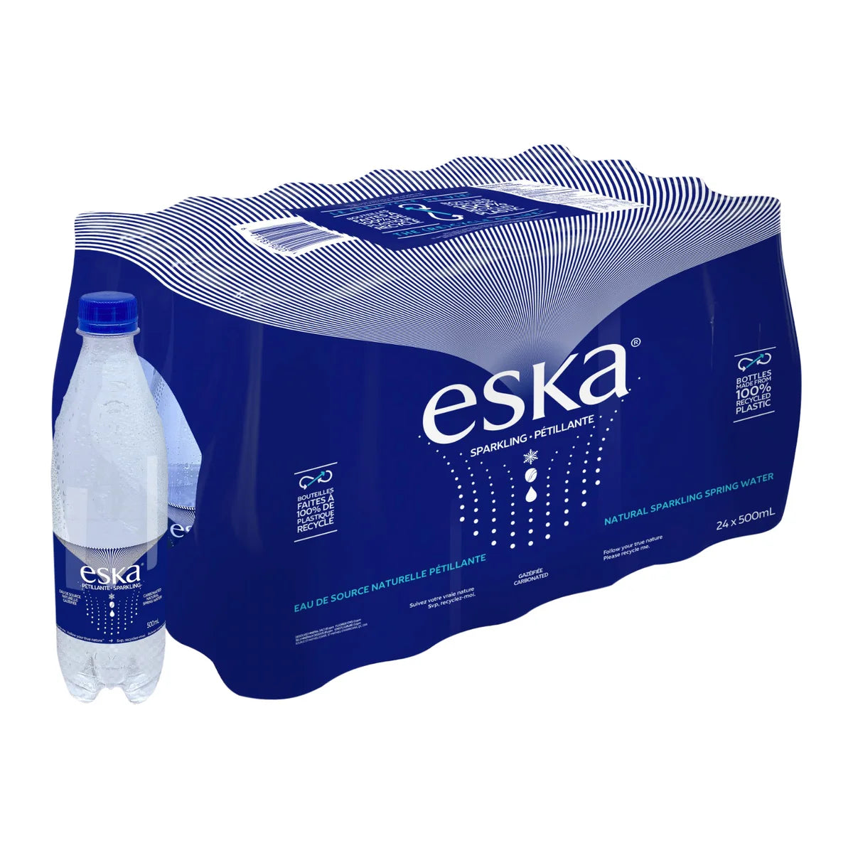 Eska Sparkling Water 500ml - Case of 24