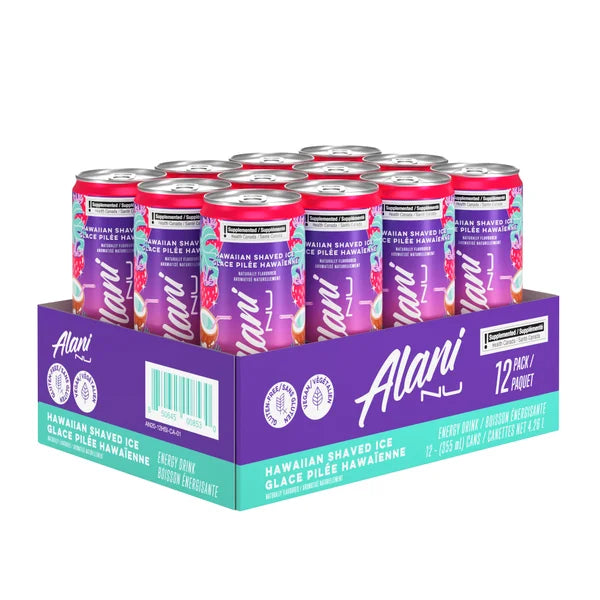 Alani Nu Hawaiian Shaved Ice Energy Drink 355ml - Case of 12