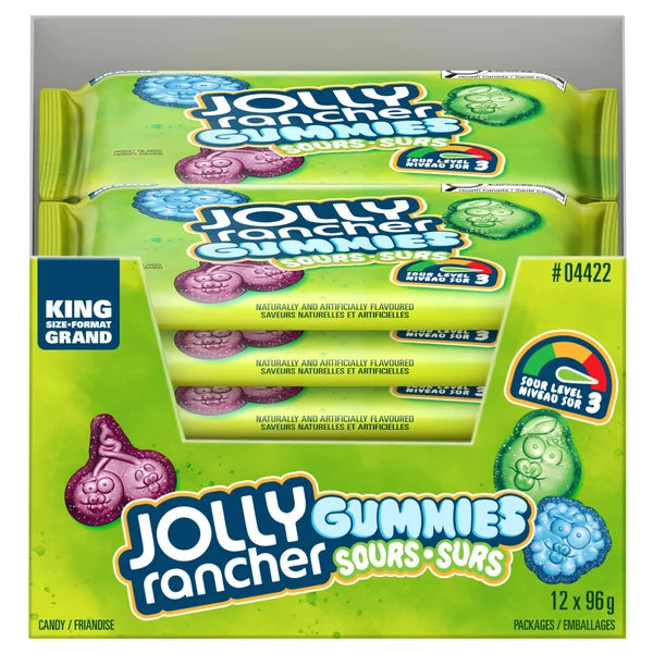Jolly Rancher Gummies Sours 96g - 12ct