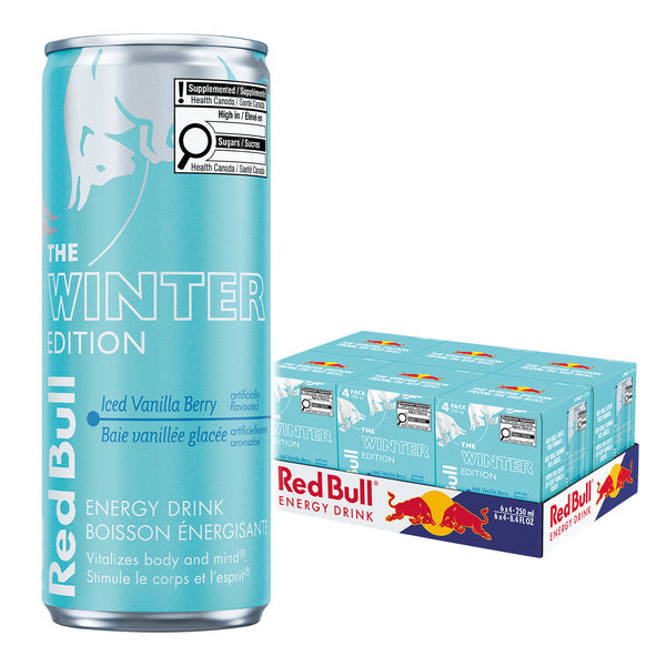 Red Bull Energy Drink Winter Edition 250ml - Case of 24