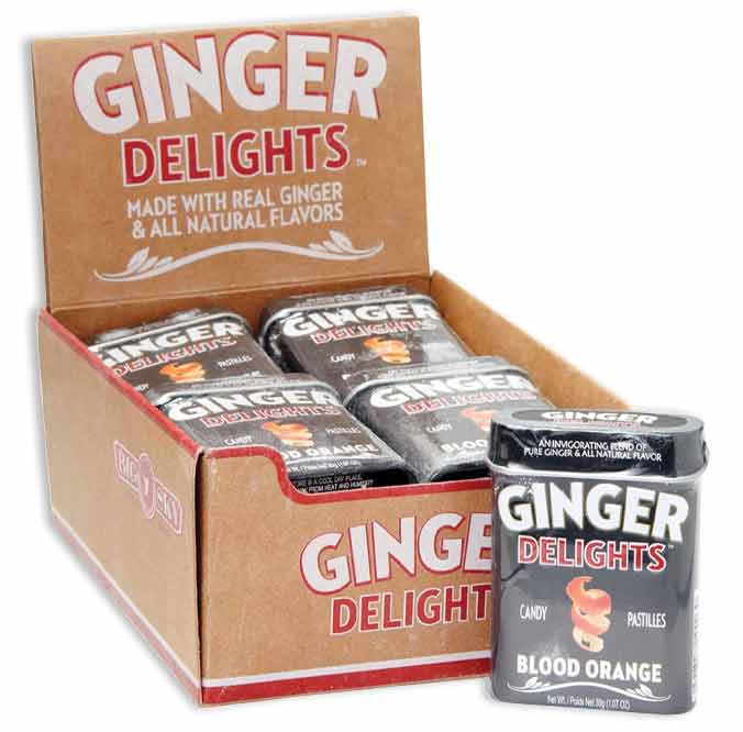 Ginger Delights Orange 30g - 12ct