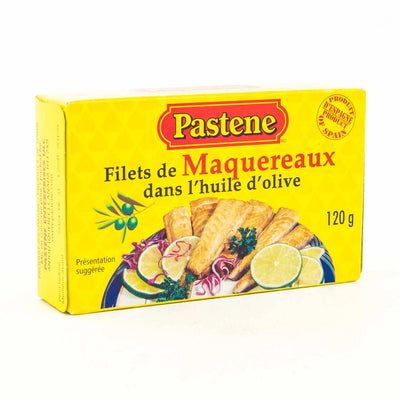 Pastene Mackerel Fillets 120g - Case of 24