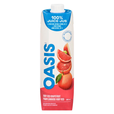 Oasis Ruby Red Grapefruit Juice 960ml (12 pack)