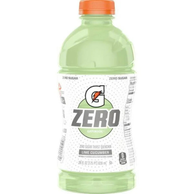 Gatorade G Zero Thirst Quencher Fierce Grape & Cucumber Lime 828ml - Case of 24