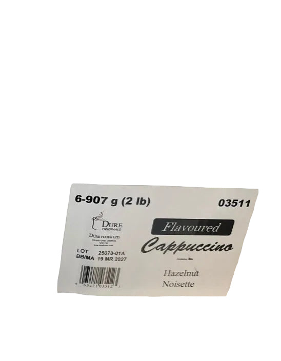 Dure Cappuccino Hazelnut 2lbs (907g) - 6ct