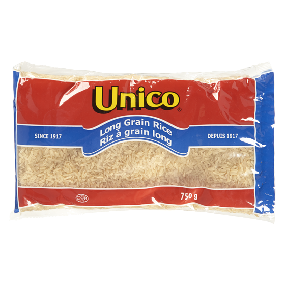 Unico Long Grain Rice 750g - Case of 12