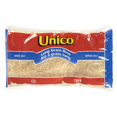 Unico Long Grain Rice 750g - Case of 12