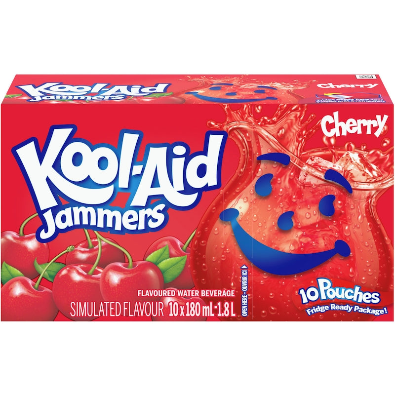 Kool-Aid Jammers Cherry 180ml - Case of 10