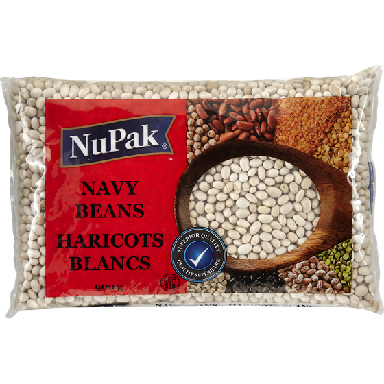 NuPak Navy Beans 900g - Case of 12