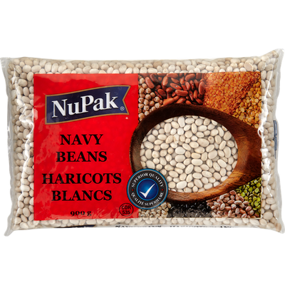 NuPak Navy Beans 900g - Case of 12