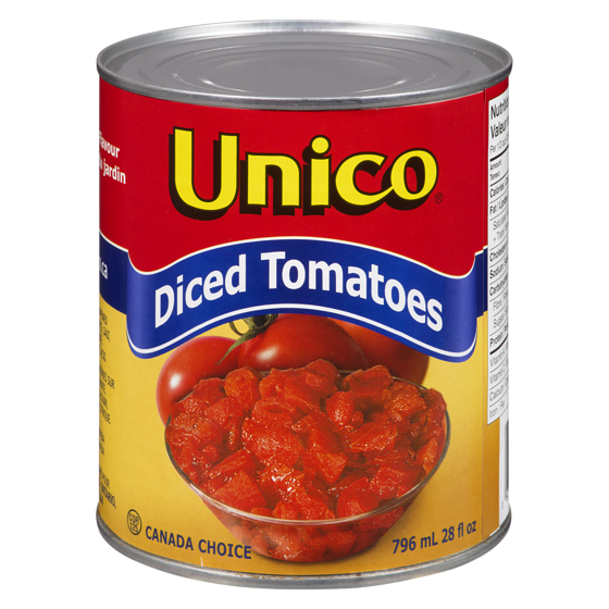 Unico Diced Tomatoes 796ml - Case of 12
