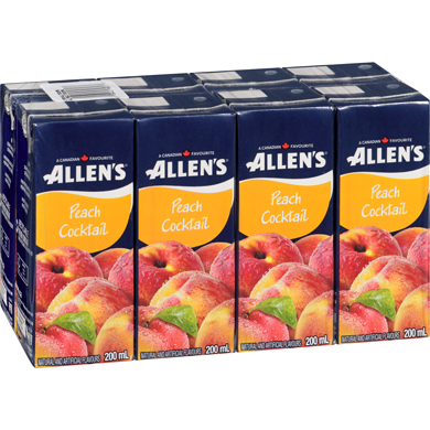 Allen's Peach Cocktail 200ml (8 pack)