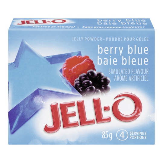 Jell-o Berry Blue 85g - Case of 24