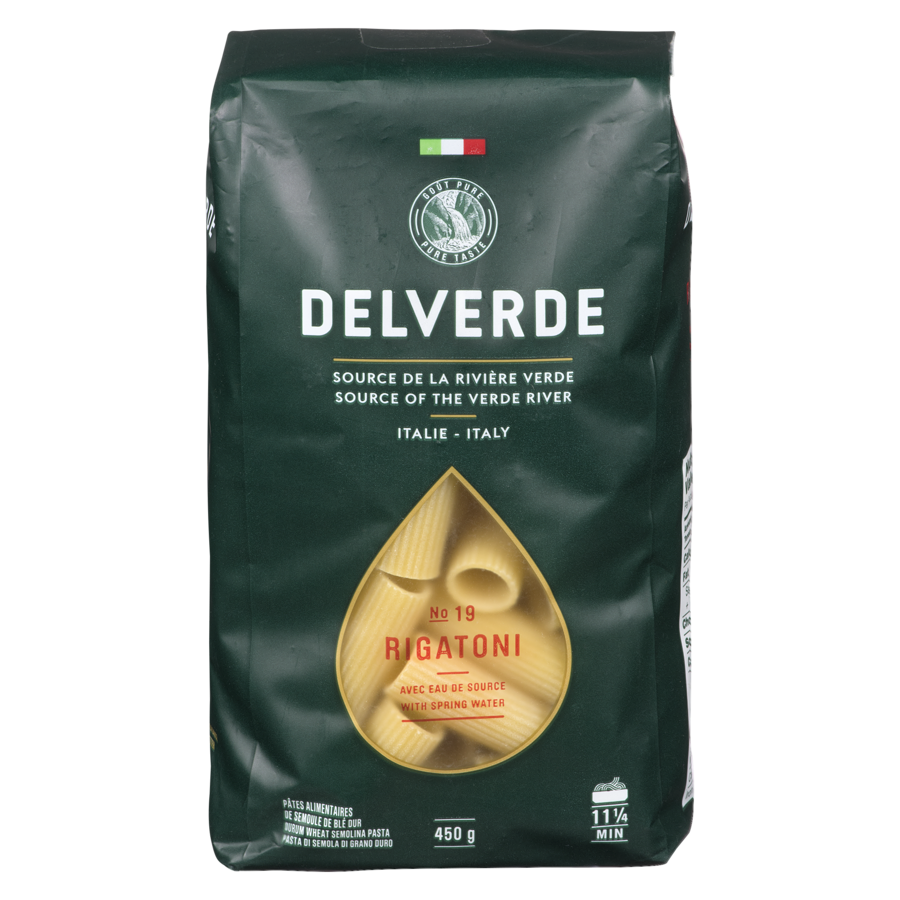Delverde Rigatoni 450g - Case of 20