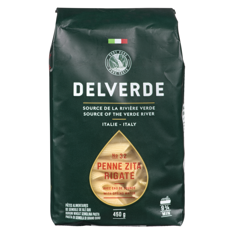 Delverde Penne Ziti Rigate 450g - Case of 20