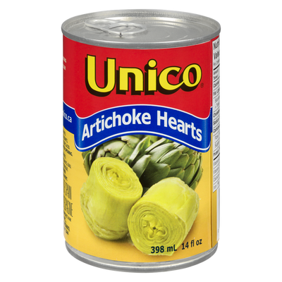 Unico Artichoke Hearts 398ml - Case of 12