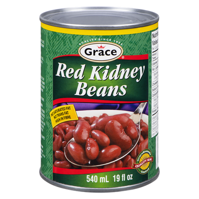 Grace Red Kidney Beans 540ml - Case of 12