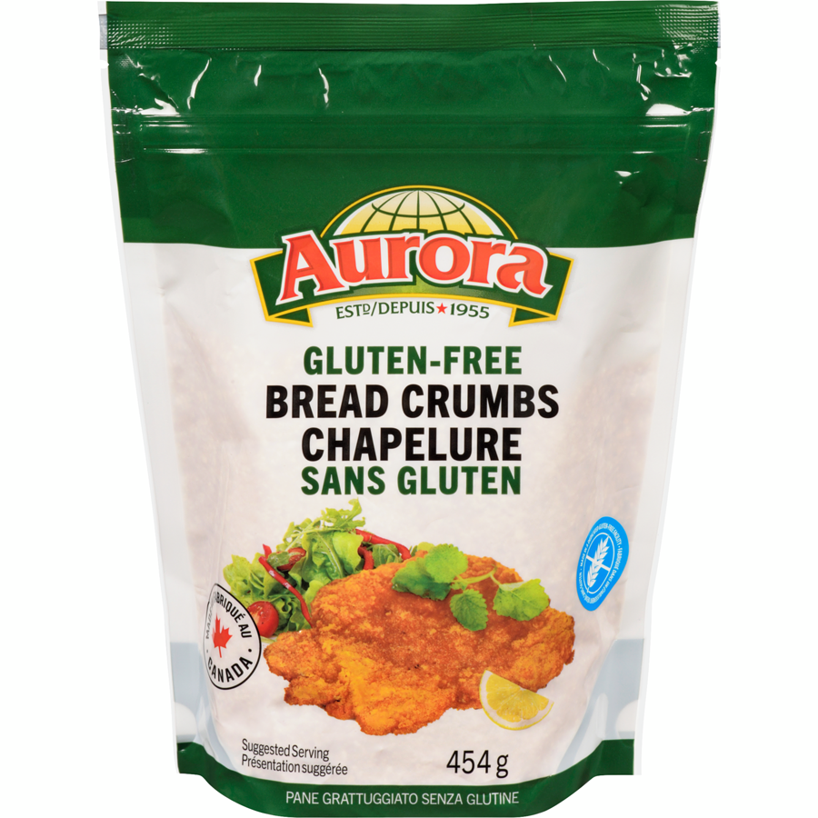 Aurora Gluten Free Bread Crumbs 454g (Case of 12)