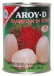 Aroy-D Rambutan in Syrup 565g - Case of 12