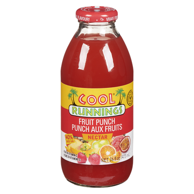 Cool Runnings Fruit Punch Nectar 473ml - Case of 12