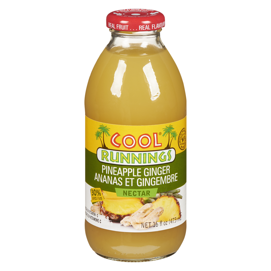 Cool Runnings Pineapple Ginger Nectar 473ml - Case of 12
