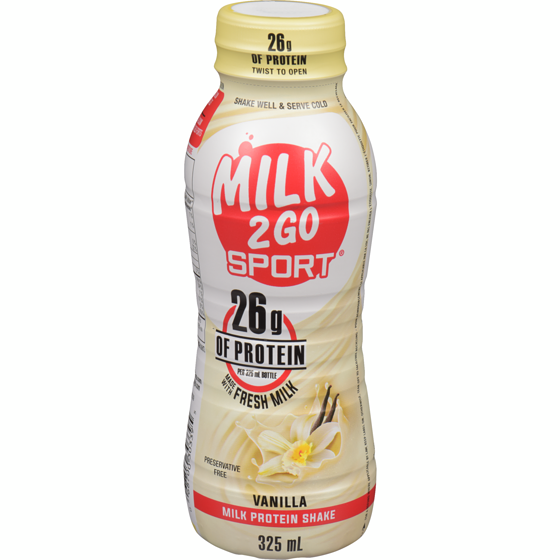 Milk 2 Go Sport Vanilla 325ml (12 Pack)