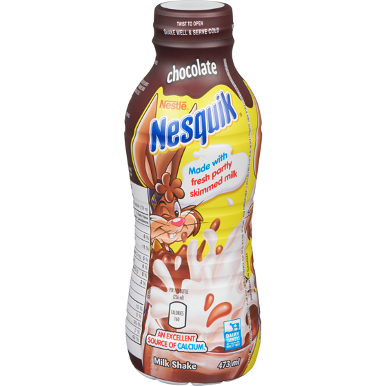 Nestle Nesquik Chocolate Milkshake 473ml (12 pack)