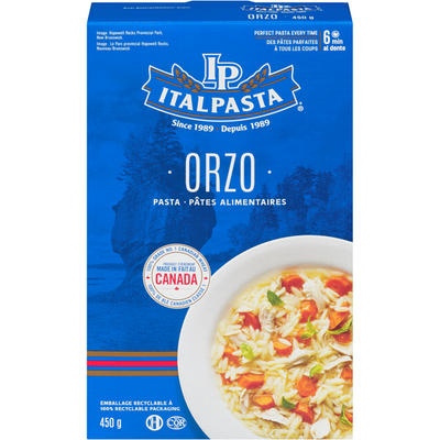 Italpasta Orzo 450g - Case of 12