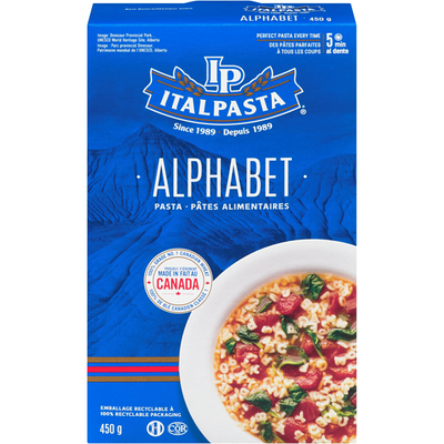 Italpasta Alphabet 450g - Case of 12