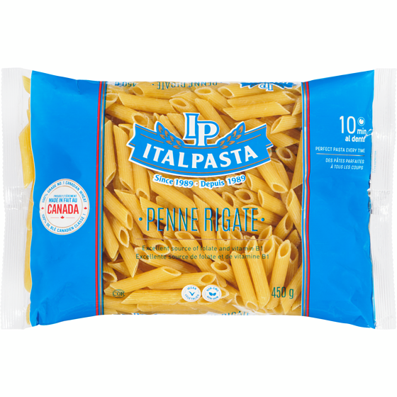 Italpasta Penne Rigate 450g - Case of 18