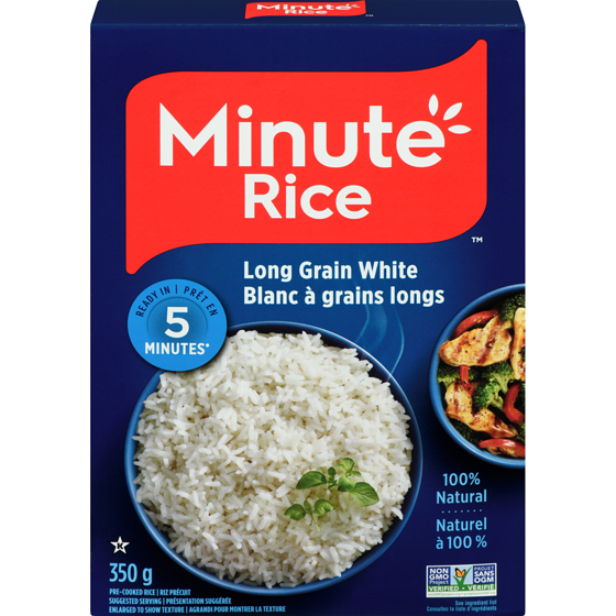 Minute Rice Long Grain 350g - Case of 12