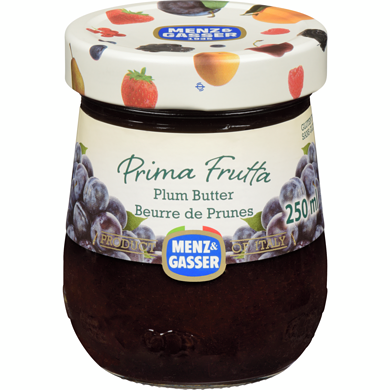 Menz & Gasser Fruit Spread Plum Butter 250ml - Case of 12