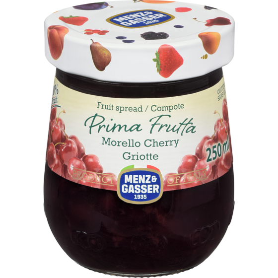 Menz & Gasser Fruit Spread Morello Cherry 250ml - Case of 12