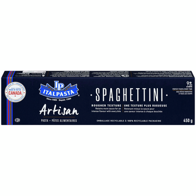 Italpasta Artisan Spaghettini 450g - Case of 20