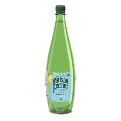 Maison Perrier Carbonated Natural Spring Water Pineapple 1L (12 Pack)