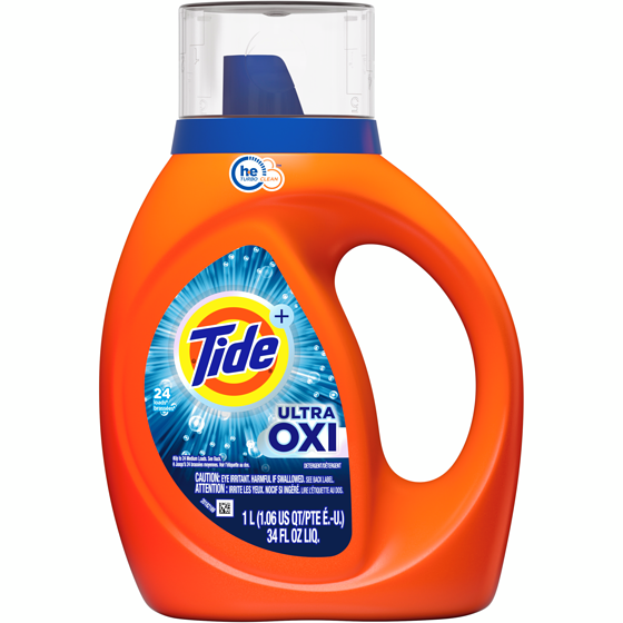 Tide Ultra Oxi Detergent 24 Loads 1L
