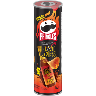 Pringles Hot One's Rojo 156g - Case of 14