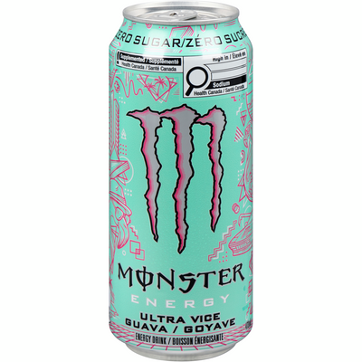 Monster Energy Ultra Vice Guava 473ml - Case of 12